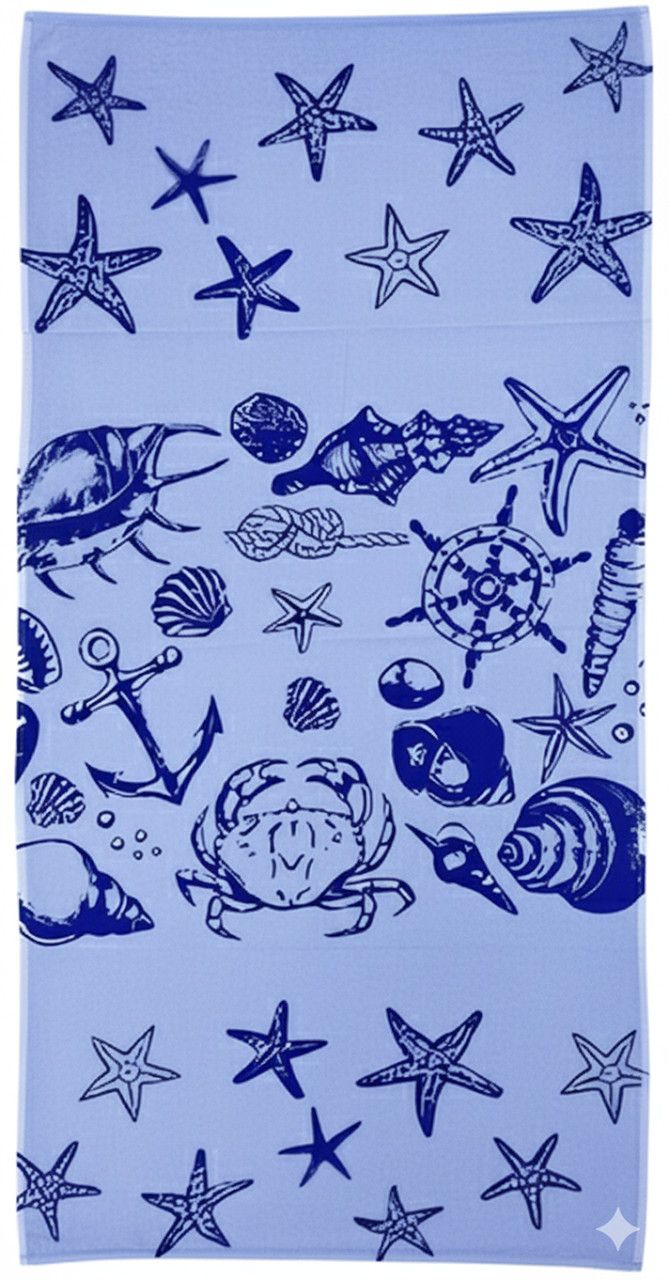 EARTH RAGZ SAND FREE BEACH TOWELS, Size: NAUTICA