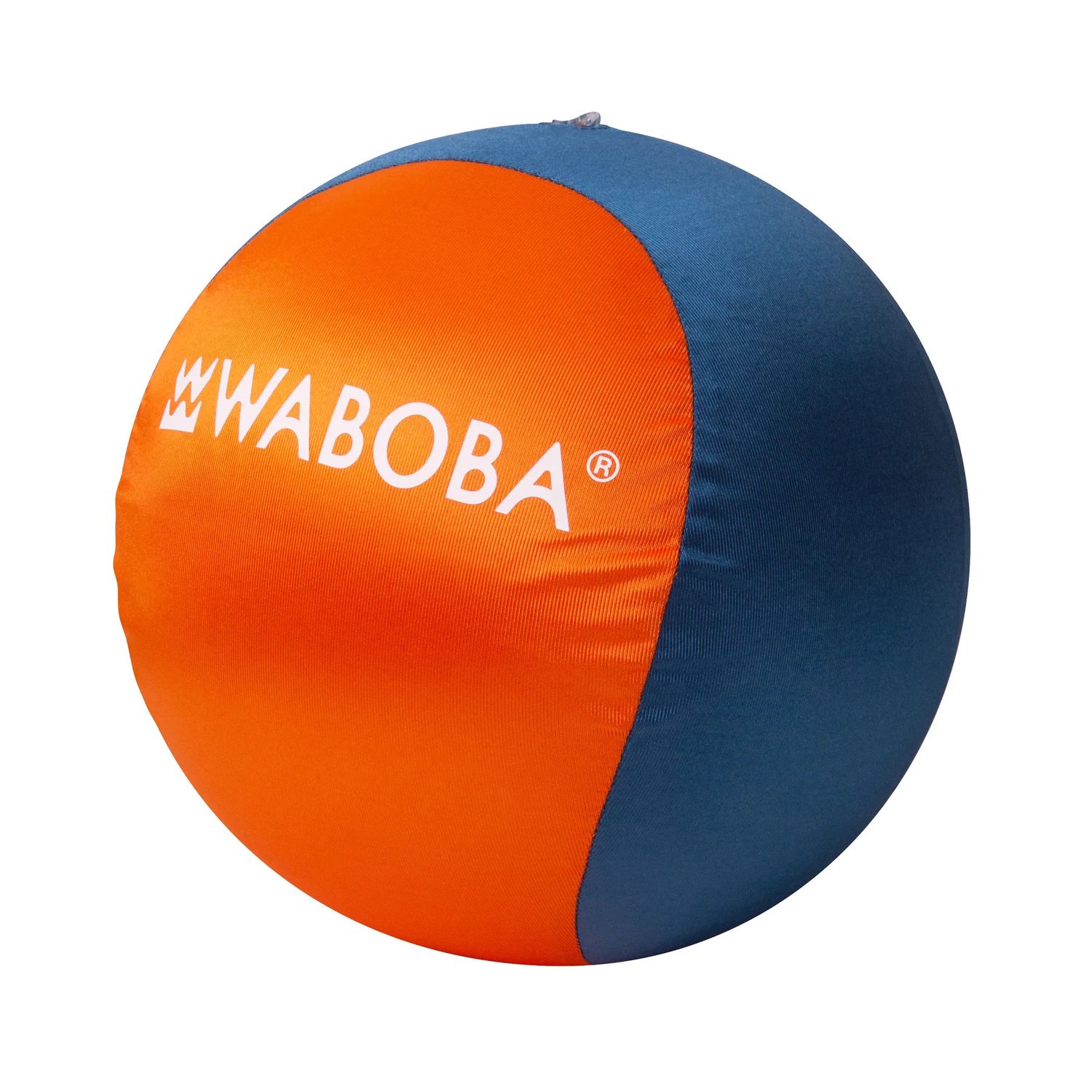 WABOBA DELUXE BEACH BALL , Color: ORANGE/NAVY, Size: 14 IN /36 CM