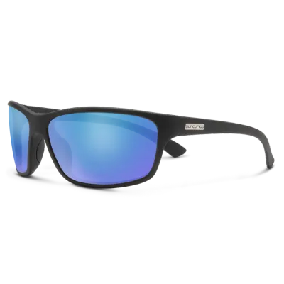 SUNCLOUD SENTRY MATTE BLACK POL BLUE MIRROR