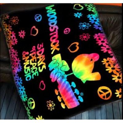 WOODSTOCK 3 DAYS TIE DYE THROW