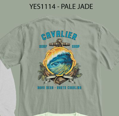 26 YEST ANCHORLINE BARREL WAVE GARMENT DYE TEE 