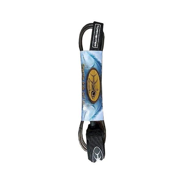 TORMENTER SURF LEASH , Color: BLACK, Size: 9 FT