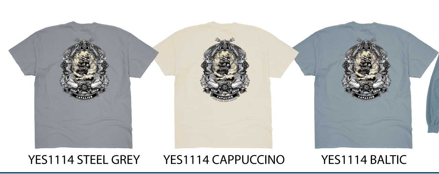YEST 26 CSS SEA ENGRAVER SIREN/SHIP/HELM GARM DYE TEE 
