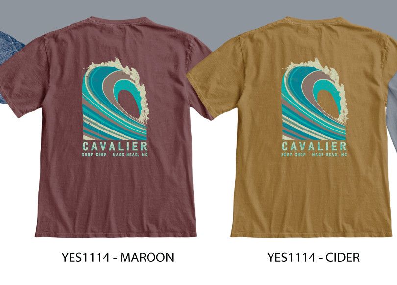 YEST 26 CSS BACKDOOR WAVE SRFBRD TEE 