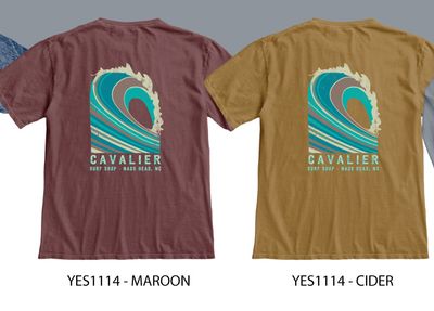 YEST 26 CSS BACKDOOR WAVE SRFBRD TEE 