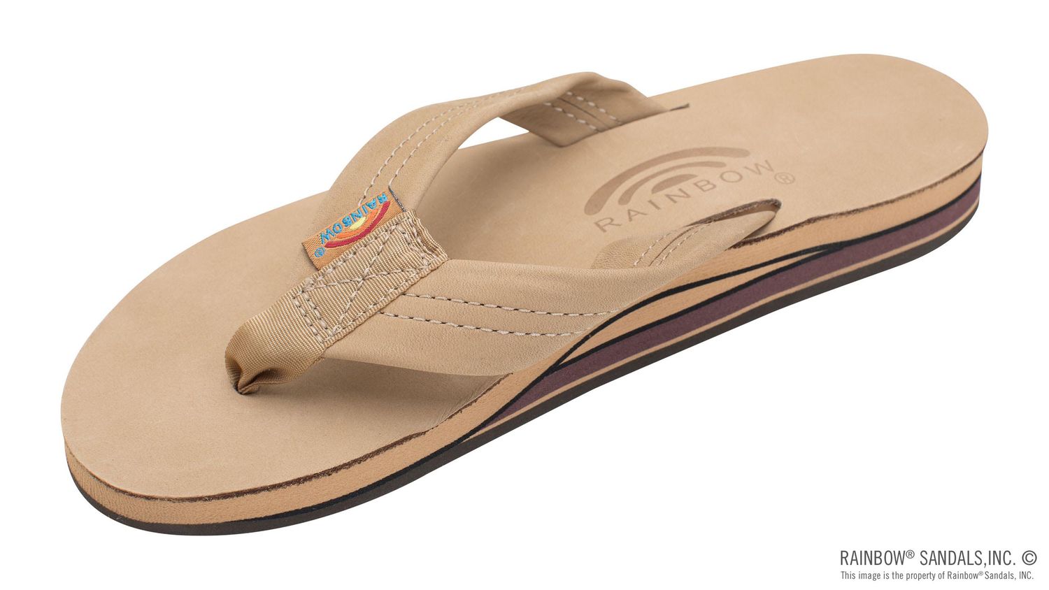 RAINBOW SANDALS  LADIES PREMIER LEATHER DOUBLE 