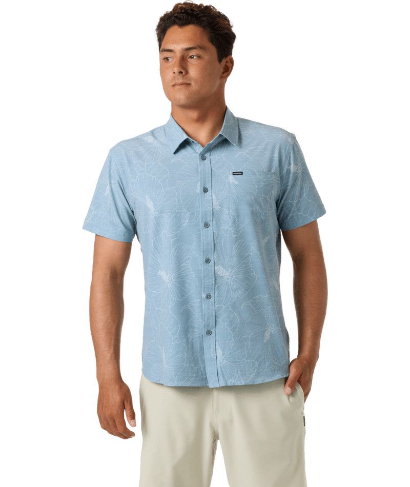 O'NEILL 26 UPF SLUB STAND SS WVN SHIRT 