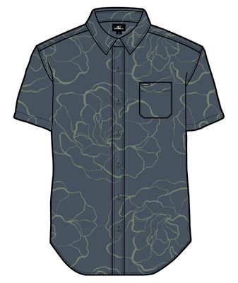 O'NEILL 26 UPF SLUB RELAX SS WVN SHRT 