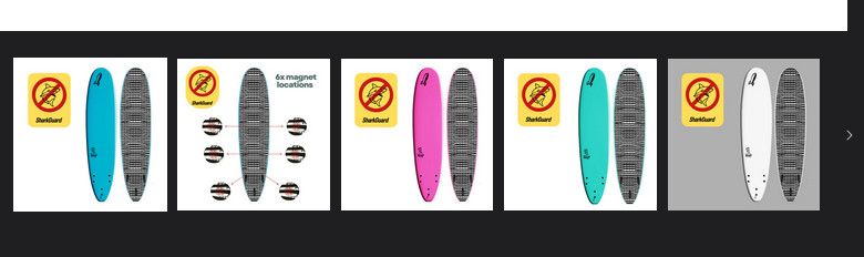 ROCKET SURFBOARD W SHARKGUARD 
