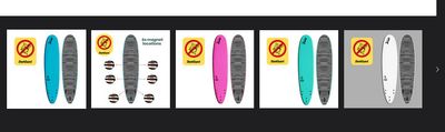 ROCKET SURFBOARD W SHARKGUARD 