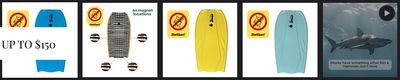 ROCKET 42.5 BODYBOARD W SHARKGUARD 