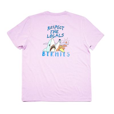 BERMIES 26 RESPECT THE LOCALS ADULTS TEE