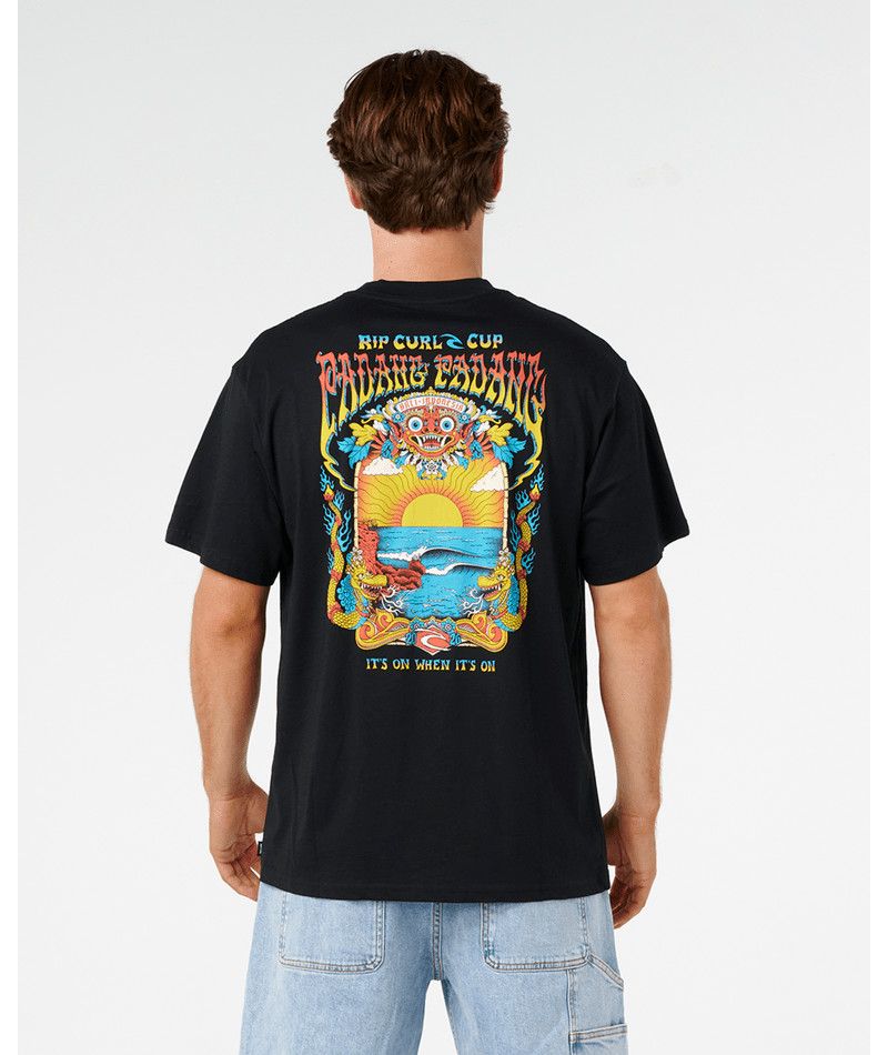 RC PADANG CUP 26 TEE , Color: BLACK, Size: MD