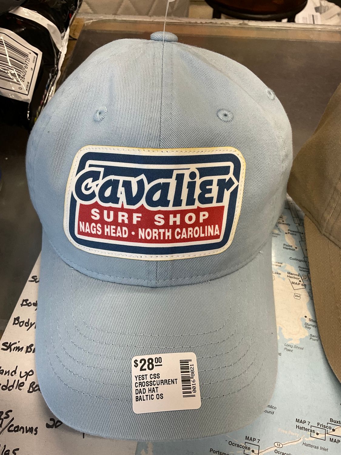 YEST CSS CROSSCURRENT DAD HAT , Color: BALTIC, Size: OS