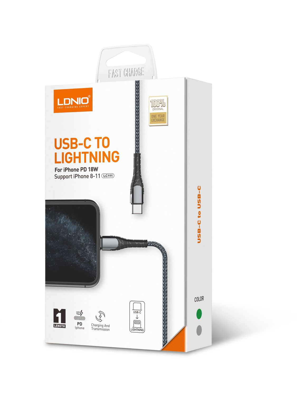 LDNIO 30w iPhone PD Cable