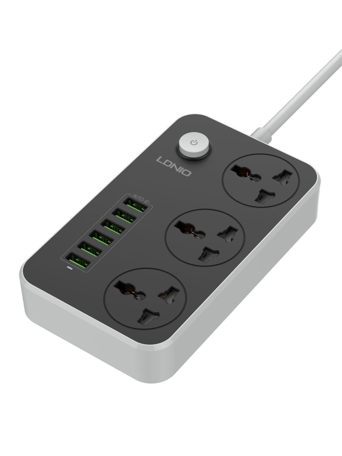 LDNIO 3 Plug + 6 USB Power Bar