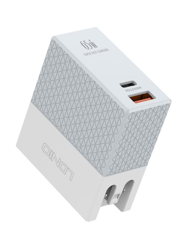LDNIO 65w Dual Port PD + QC 3.0 Charger