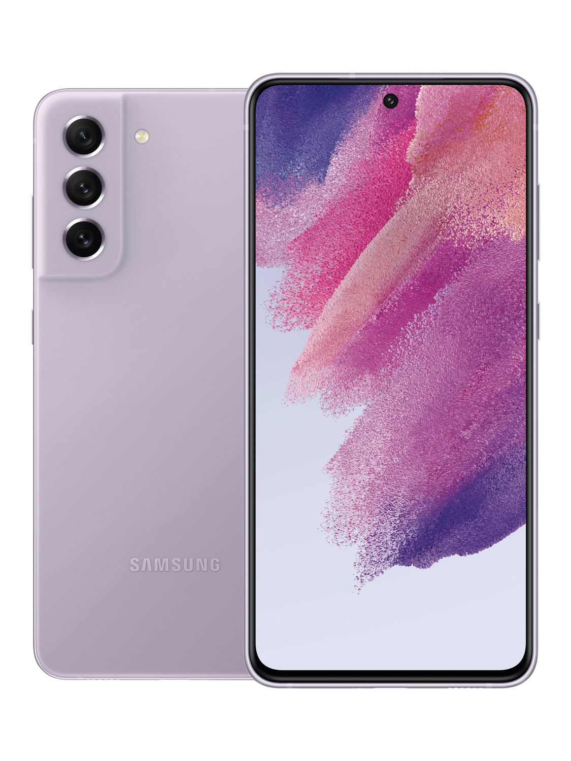 Samsung Galaxy S21 FE 5G, Model: SM-G990E/DS, Color: Lavender, Size: 128GB