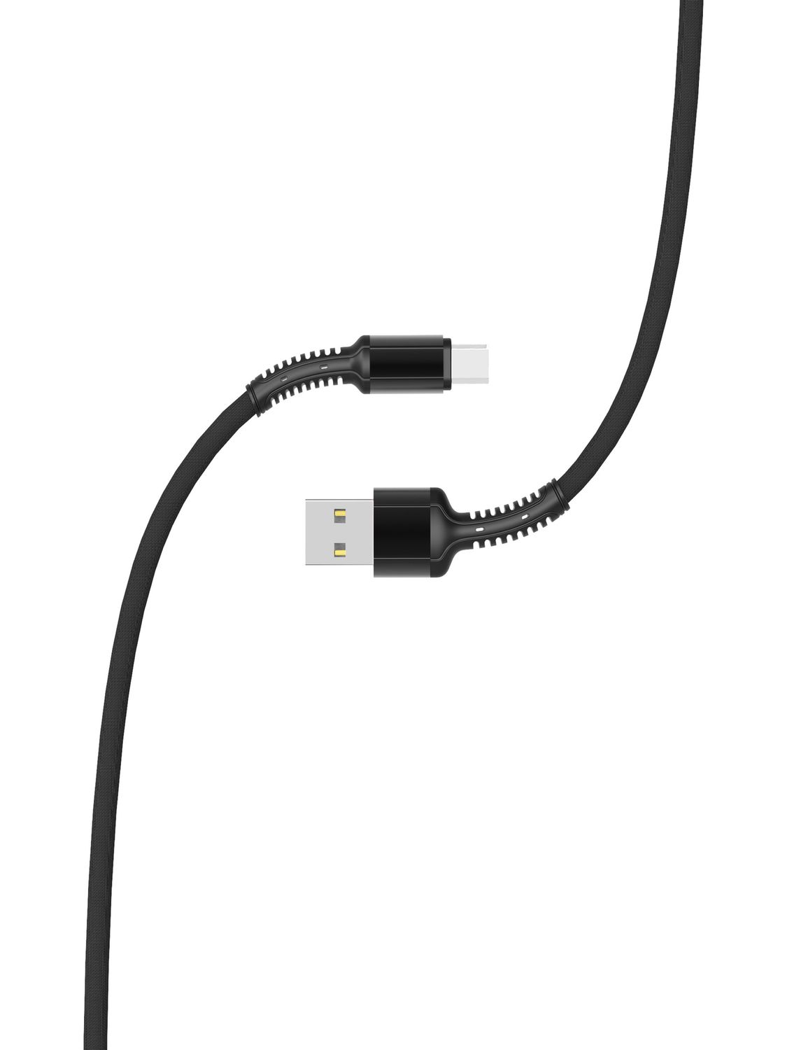 LDNIO 2.4a Tough USB Cable, Type: Micro, Length: 1m, Color: Grey