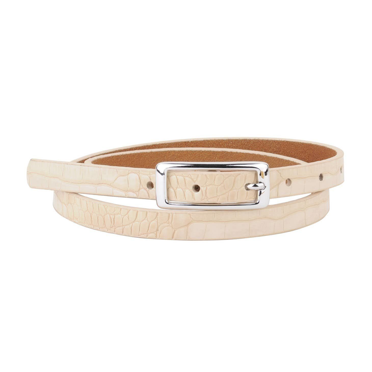 Skinny Crocodile Belt