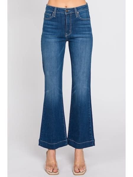 Sicily Wide Hem Crop Flare