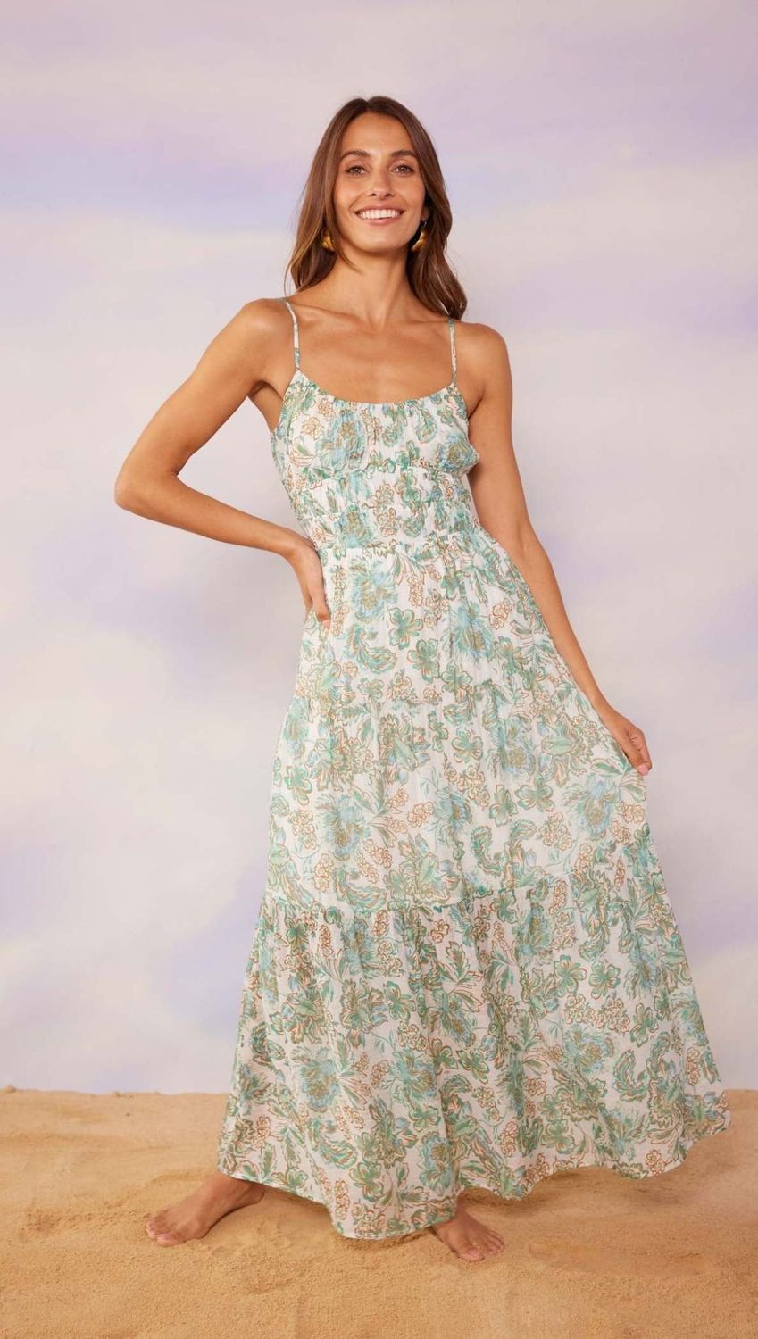 Rumi Strappi Midi Dress