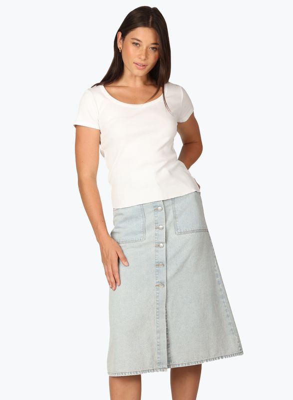 Tess Denim Skirt