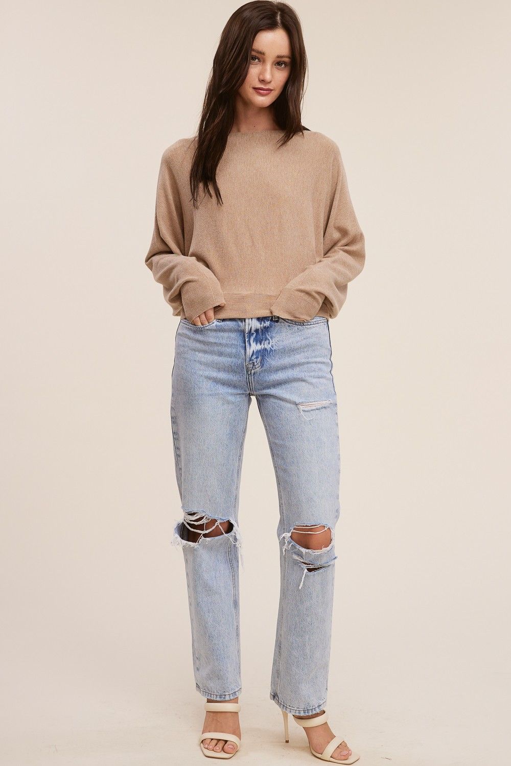 Cashmere Boatneck Top