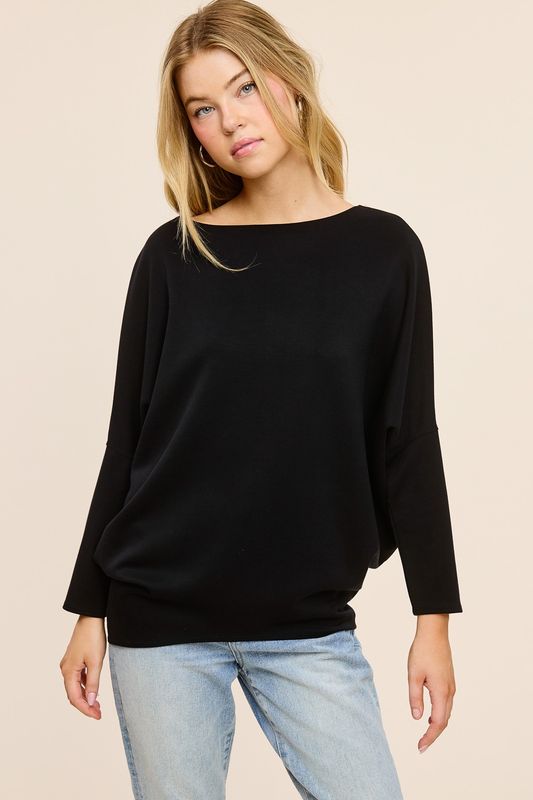 Boat neck step bottom sleeveless tunic main image 0