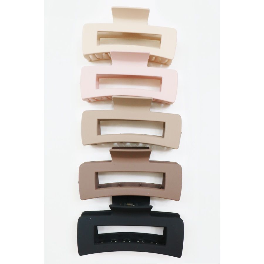 Matte Hair Clip Khaki