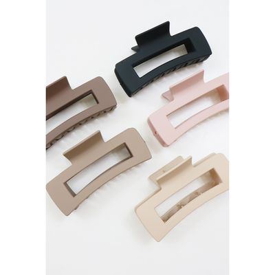Matte Hair Clip Blush