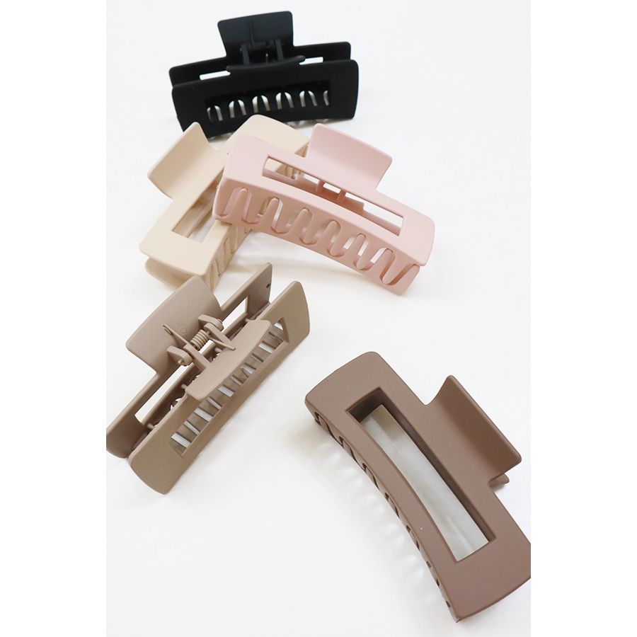 Matte Hair Clip Brown