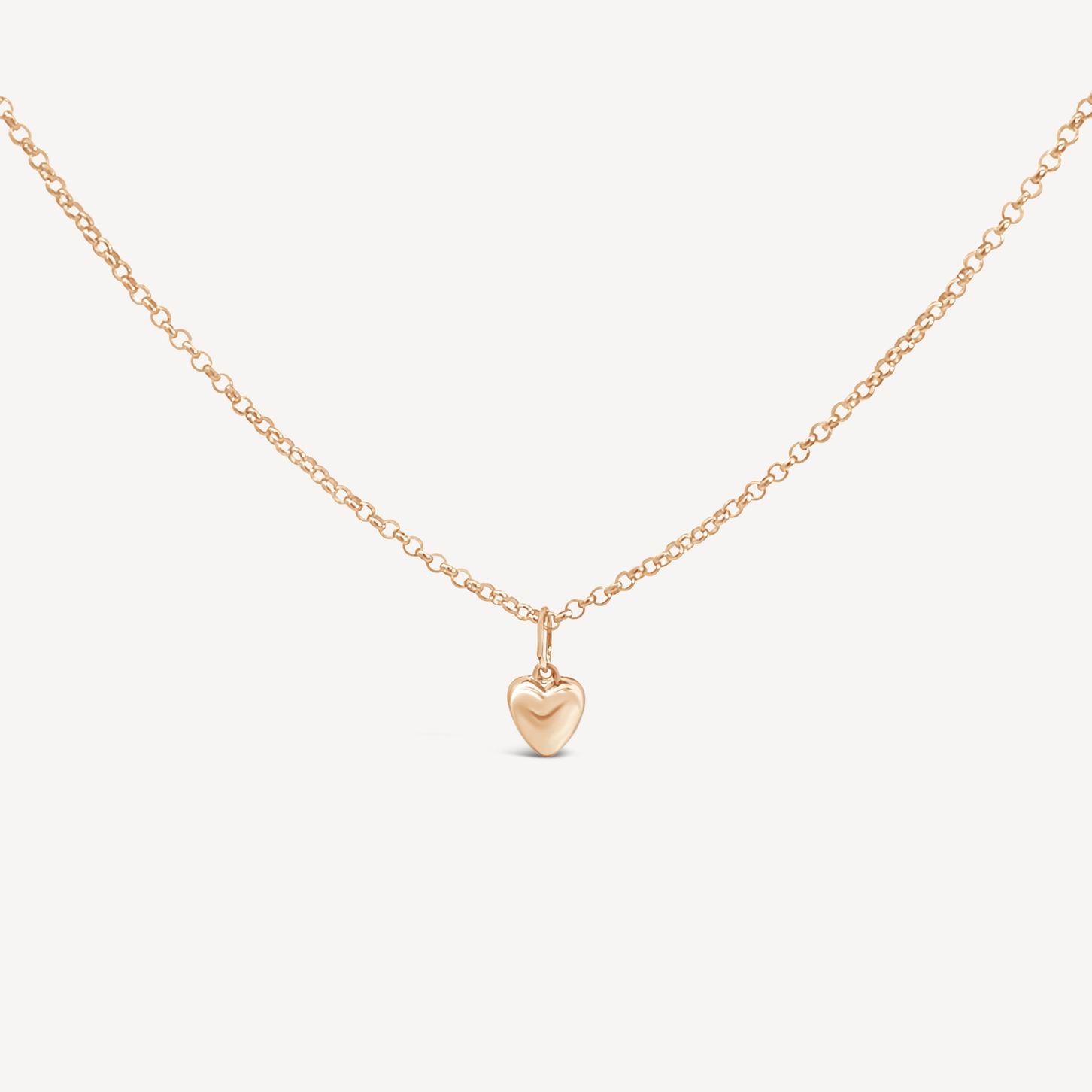 Lou Puff Heart Necklace