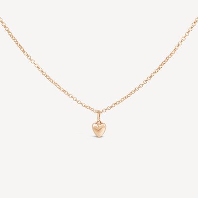 Lou Puff Heart Necklace