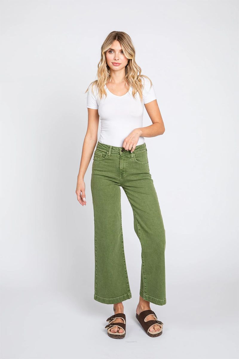 Genoa Vintage Wash Wide Leg