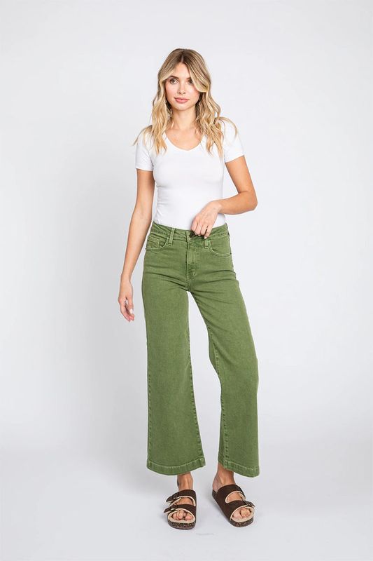 Genoa Vintage Wash Wide Leg