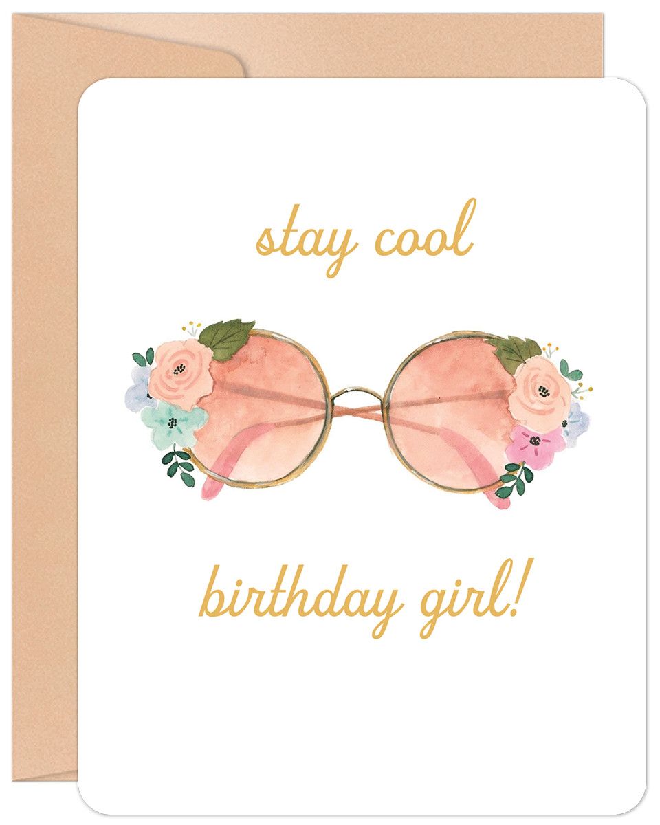 Stay Cool Birthday Greeting Card