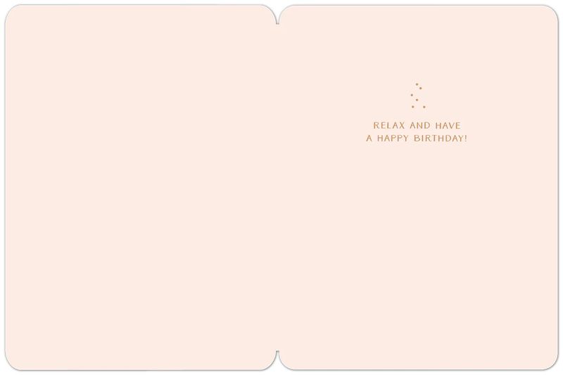 Staying In Birthday Greeting Card