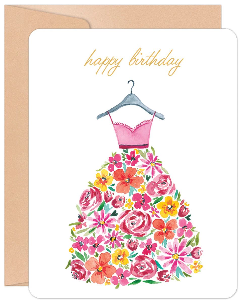 Fancy Dress Birthday Greeting Card