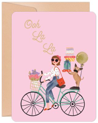 Ooh La La Birthday Greeting Card