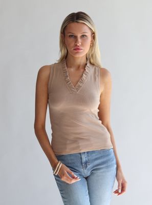 Gracie Ruffle Tank