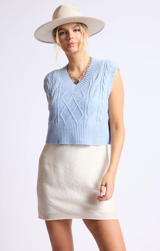 Clarke Cable Knit Sweater Vest