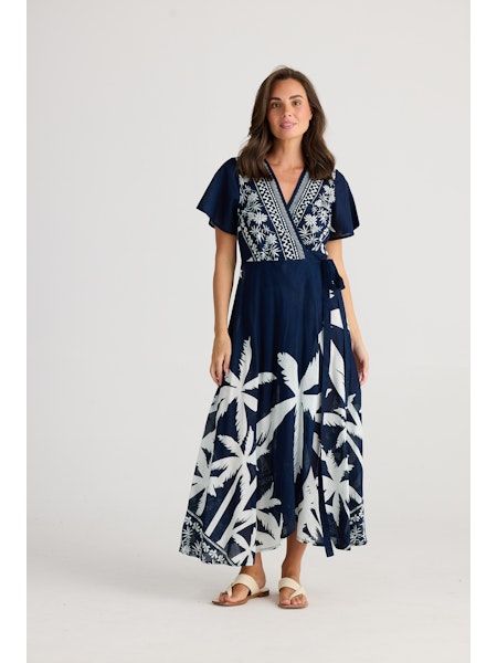 Tropics Wrap Dress