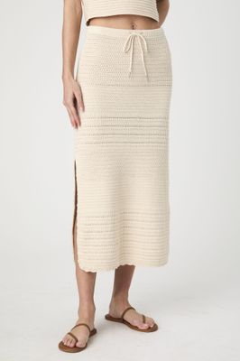 Nellis  Cotton Side Slit Skirt
