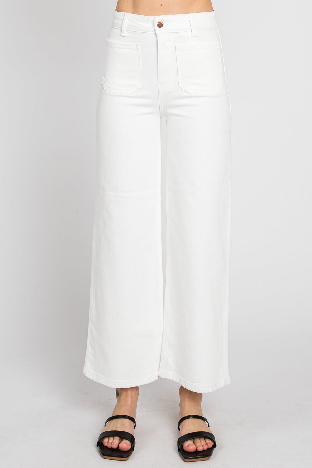 A-Line Patch Pocket Wide Leg