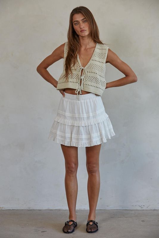 Nella Tiered Mini Skort