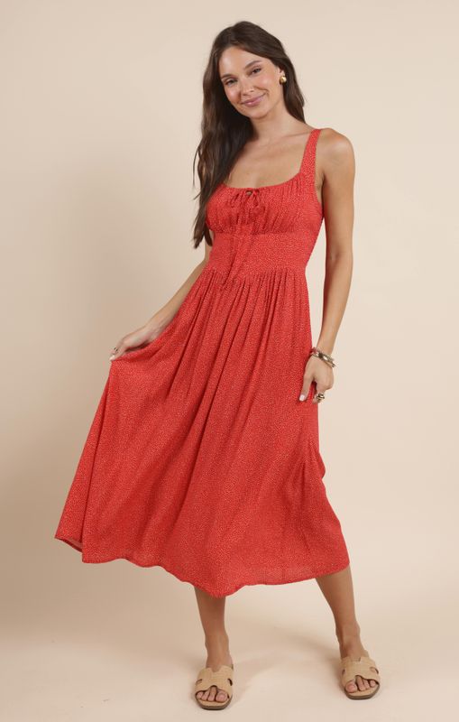 Nina  Milkmaid Midi