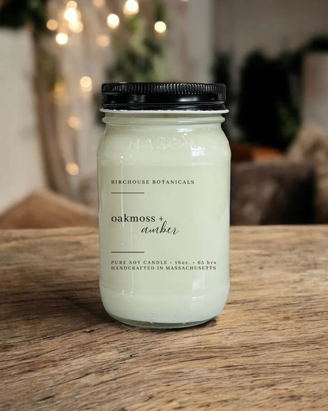 Oakmoss + Amber 16 Oz. Soy Candle