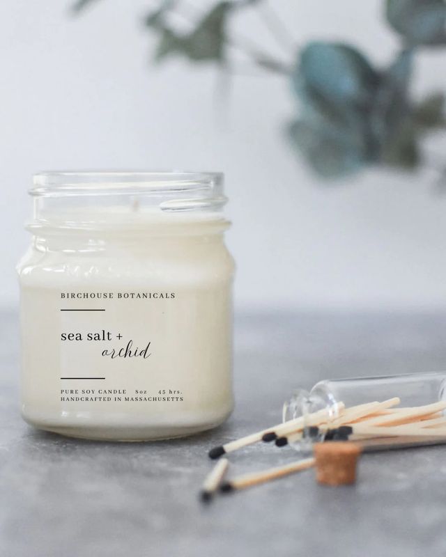 Sea Salt + Orchid 8 Oz. Soy Candle