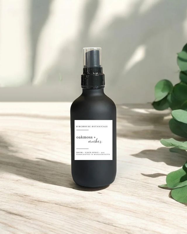 Oakmoss + Amber 4 Oz.  Room + Linen Spray